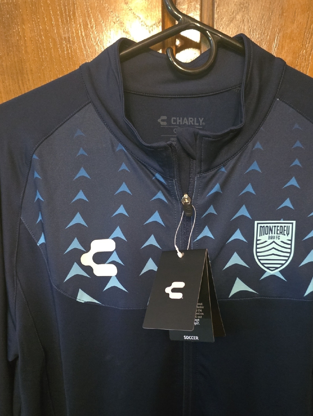 Charly Monterey Navy & Light Blue Soccer Jacket
